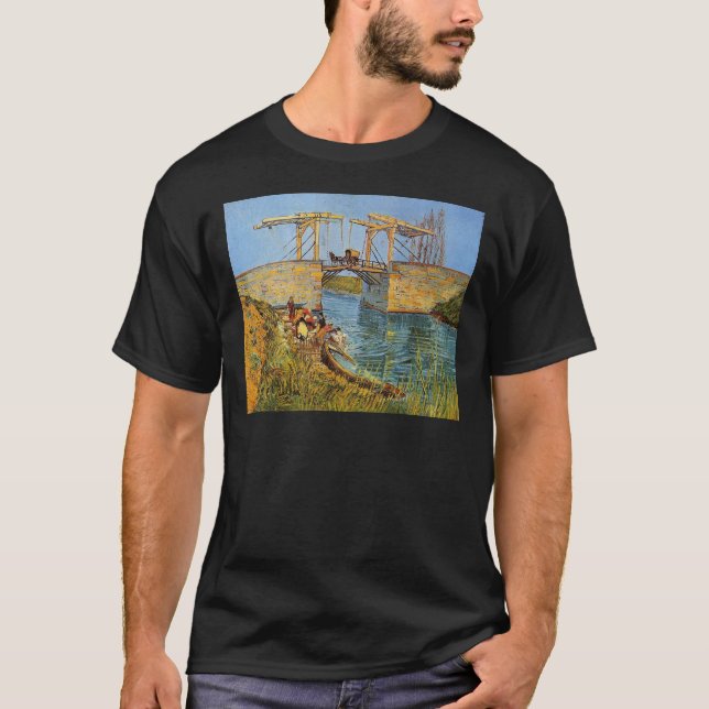 Camiseta Van Gogh Vincent - el puente de Langlois (Anverso)