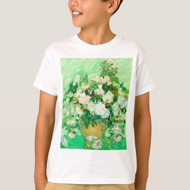 Camiseta Van Gogh White Roses (Anverso)