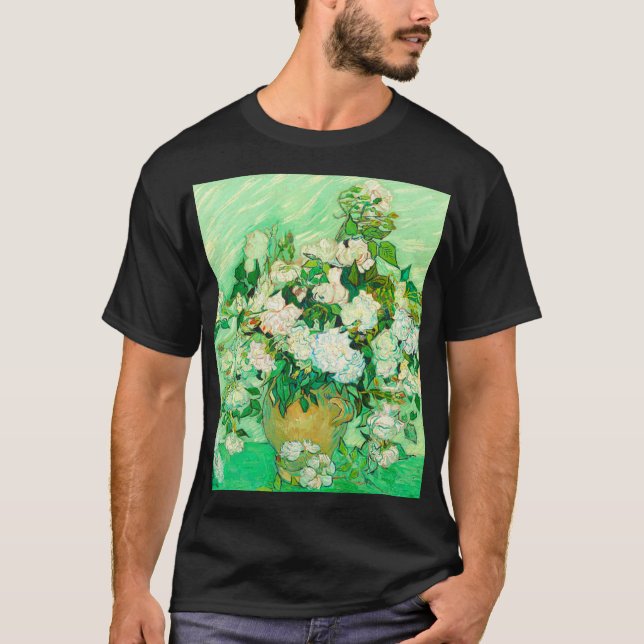 Camiseta Van Gogh White Roses (Anverso)