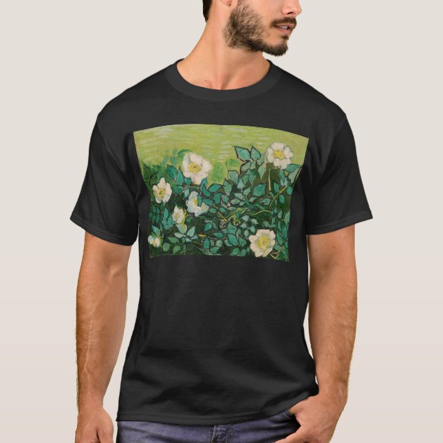 Camiseta Van Gogh Wild Rosas (Anverso)