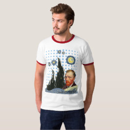 Camiseta  Van Gogh with every star I see, I remember that 