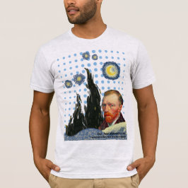 Camiseta  Van Gogh with every star I see, I remember that 
