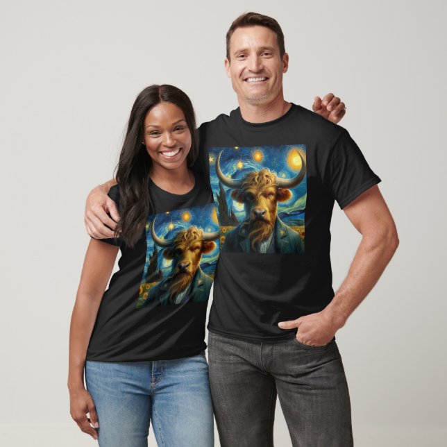 Camiseta Van Gogh Zodiac Taurus (Unisexo)