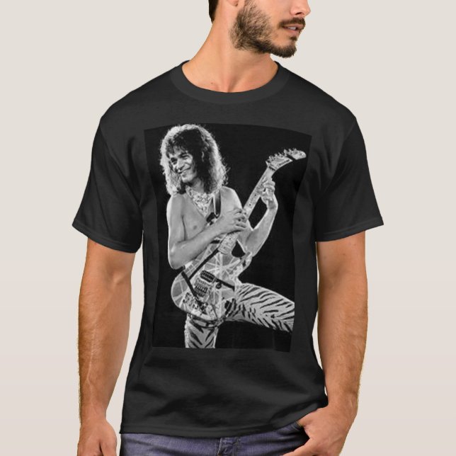 Camiseta Van Halen - Blanco Y Negro   (Anverso)