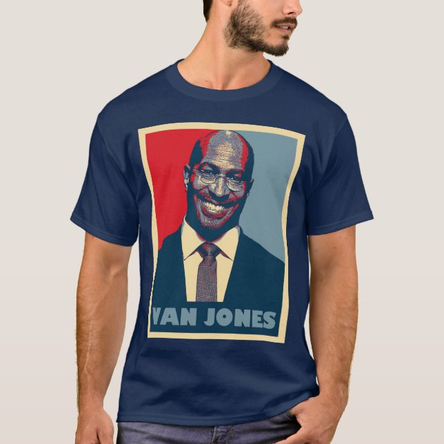 Camiseta Van Jones vintage (Anverso)