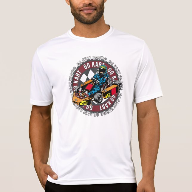 Camiseta Van las Carreras de Kart (Anverso)