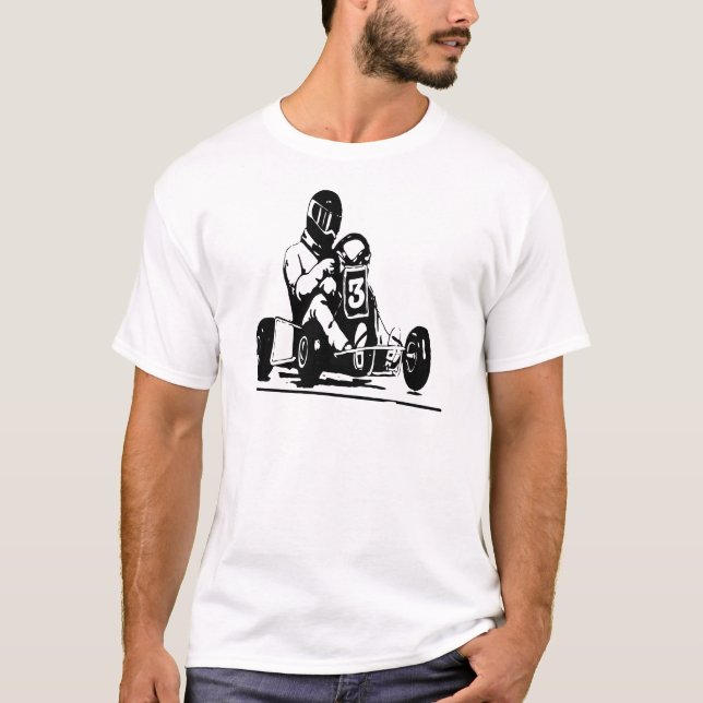 Camiseta Van las Carreras de Kart (Anverso)