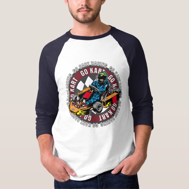 Camiseta Van las Carreras de Kart (Anverso)