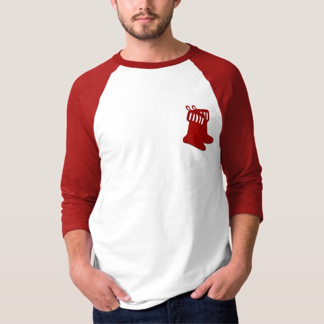Camiseta ¡Van las medias rojas! (Anverso)