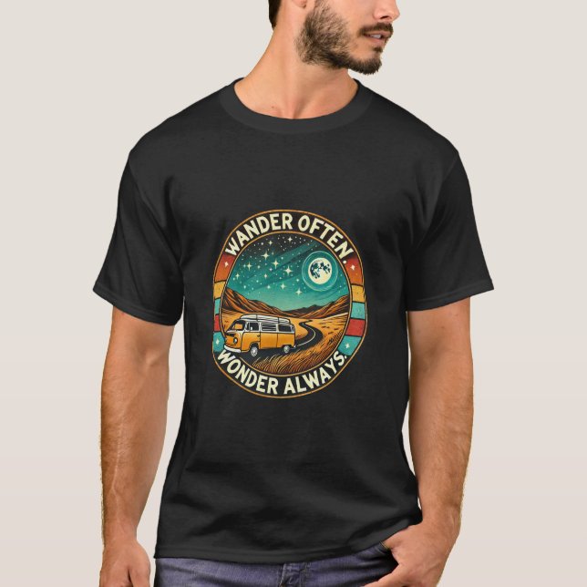 Camiseta "Van Life Adventure T-Shirt - Explora el mundo (Anverso)