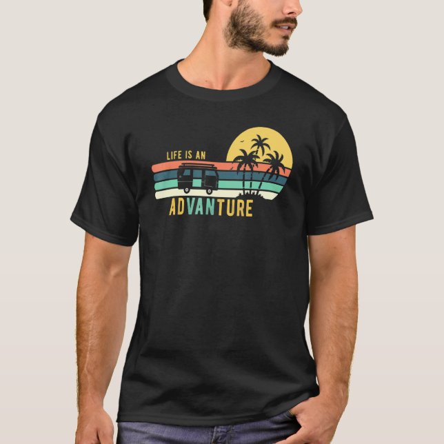 Camiseta Van Life Es Un Andvanture - Vanlife Van Life (Anverso)
