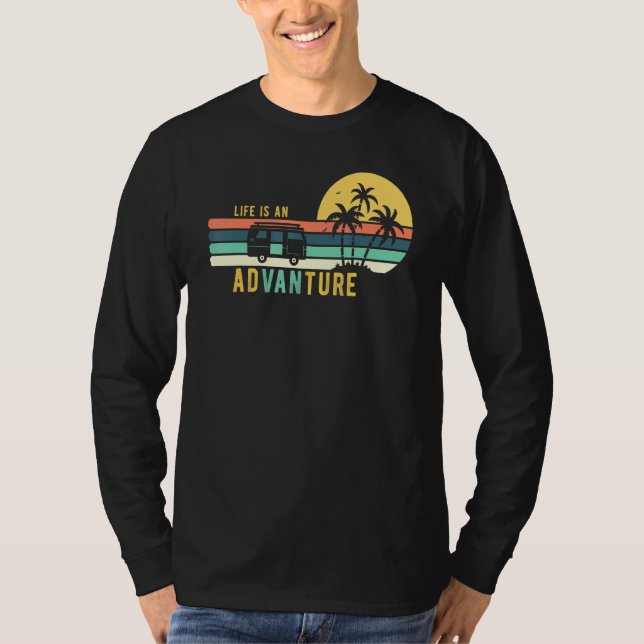 Camiseta Van Life Es Un Andvanture - Vanlife Van Life (Anverso)
