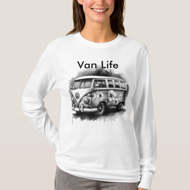 Camiseta Van Life Long sleeve (Anverso)