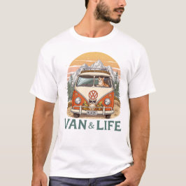 Camiseta Van Life Paws  Adventure  T-Shirt