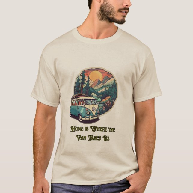 Camiseta Van Life, River Vibes (Anverso)