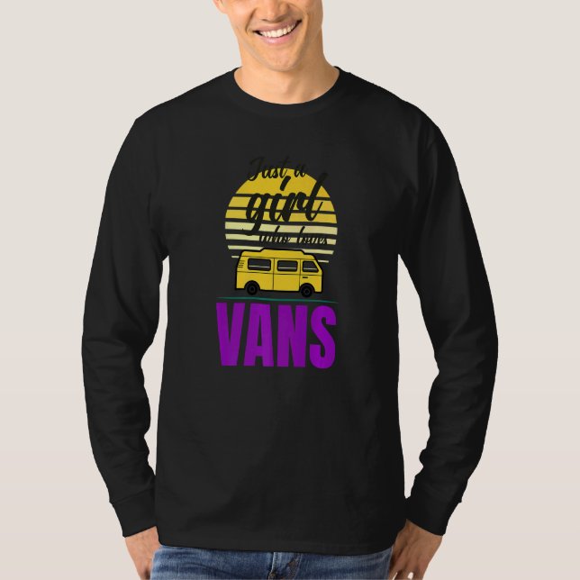 Camiseta Van Life Sun Surfer Chica Vanlife Sólo Un Chica Qu (Anverso)
