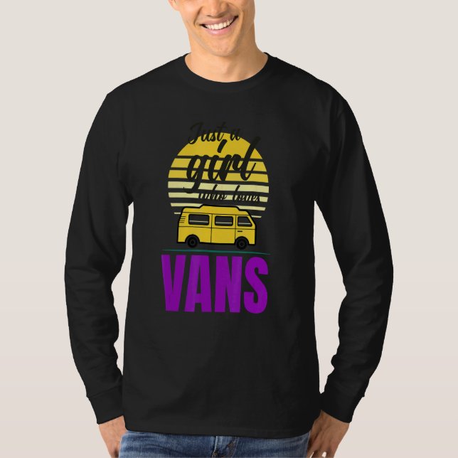 Camiseta Van Life Sun Surfer Chica Vanlife Sólo Un Chica Qu (Anverso)