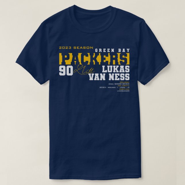 Camiseta Van Ness Packers 2023 (Diseño del anverso)
