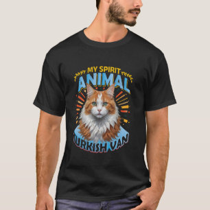 Camiseta Van Turco MI ANIMAL ESPIRITUAL Un gato Van Turco P