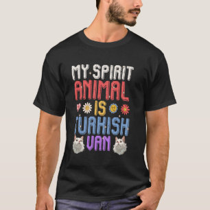 Camiseta Van Turco MI ESPÍRITU ANIMAL ES UN GATO Van Turco