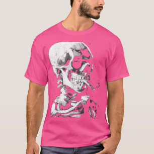 Camiseta Van Vincent Cabeza Humana Con Cigarrillo Gogh Skel