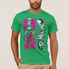 Camiseta Vana DeVinyl™/Silbidos/Verde