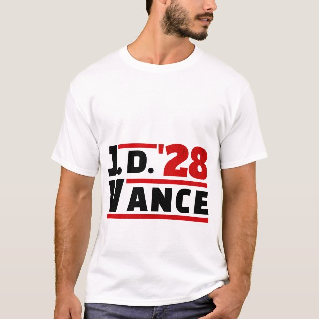 Camiseta Vance 2028 JD Vance 2028 Elecciones presidenciales (Anverso)