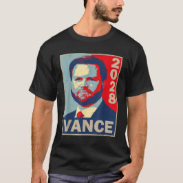 Camiseta Vance 2028 presidente 28 republicano vintage