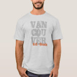 Camiseta Vancouver A.C. Canadá<br><div class="desc">De Vancouver camiseta A.C. Canadá. Camiseta fresca de Vancouver con el texto gris y anaranjado completamente adaptable "Vancouver" y "A.C. - Canadá". ¡Esta ciudad fresca de la camiseta del recuerdo del viaje de Vancouver Canadá es completamente adaptable,  añade sus textos e imágenes!</div>
