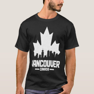 Camiseta Vancouver BC Canada Maple Leaf Bandera canadiense 