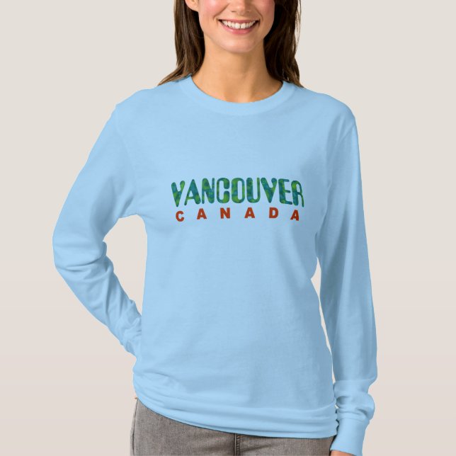 Camiseta Vancouver - belleza natural cariñosa y mys (Anverso)