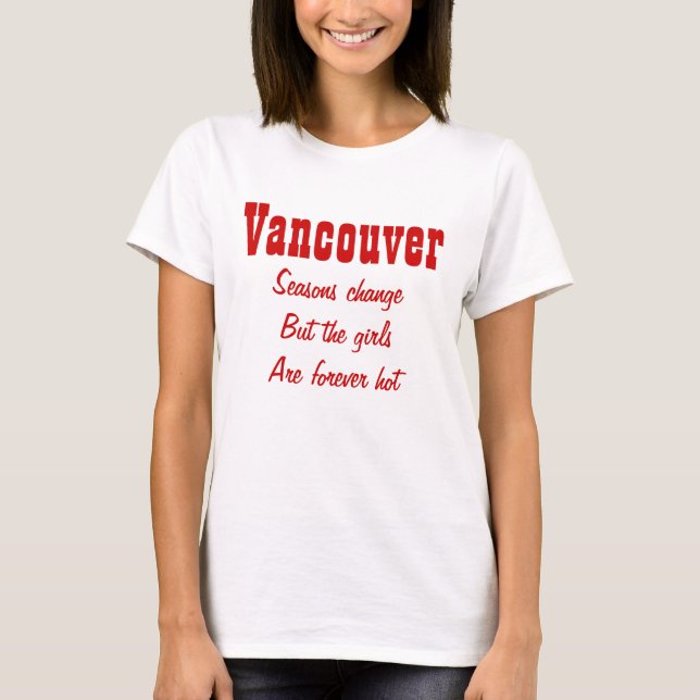 Camiseta Vancouver Canada (Anverso)
