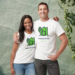 Camiseta Vancouver Canadá Ciudad Verde Sostenible