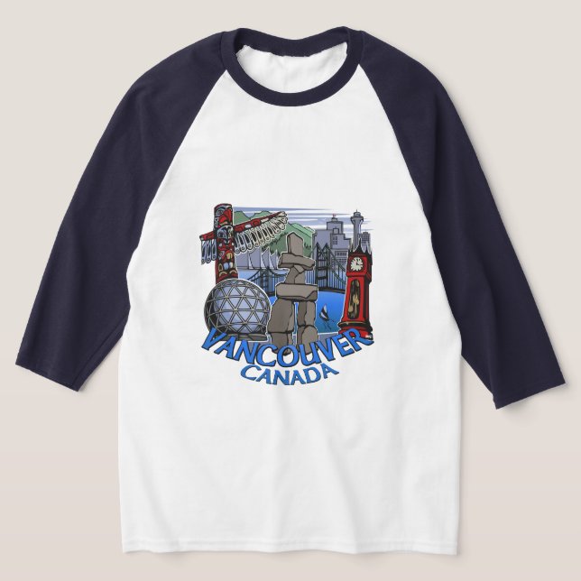 Camiseta Vancouver Canadá Monumento Vancouver Jers (Distribución)