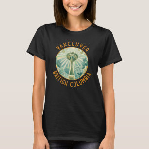 Camiseta Vancouver Canada Space Needle Retro con problemas