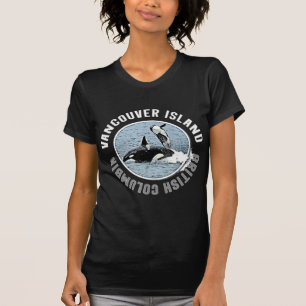 Camiseta Vancouver Island BC Canada Orca Whales Adventure K