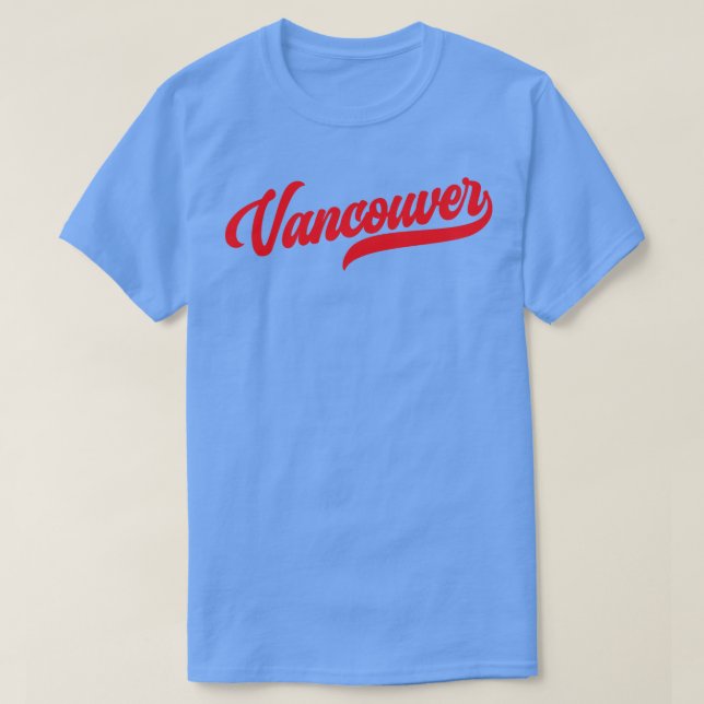 Camiseta Vancouver Retro Vancouver (Diseño del anverso)