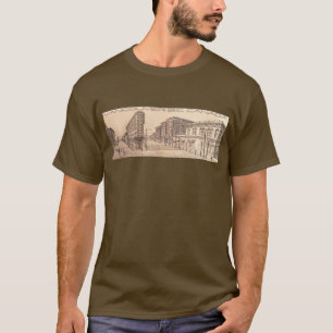 Camiseta Vancouver Souvenir T-shirt Gastown Art Tees