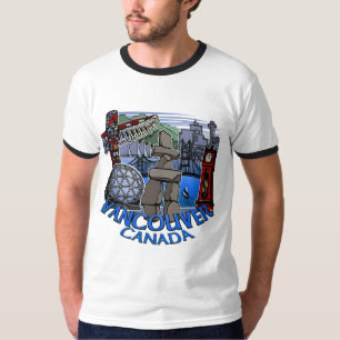 Camiseta Vancouver Souvenir Tees masculino marca arte