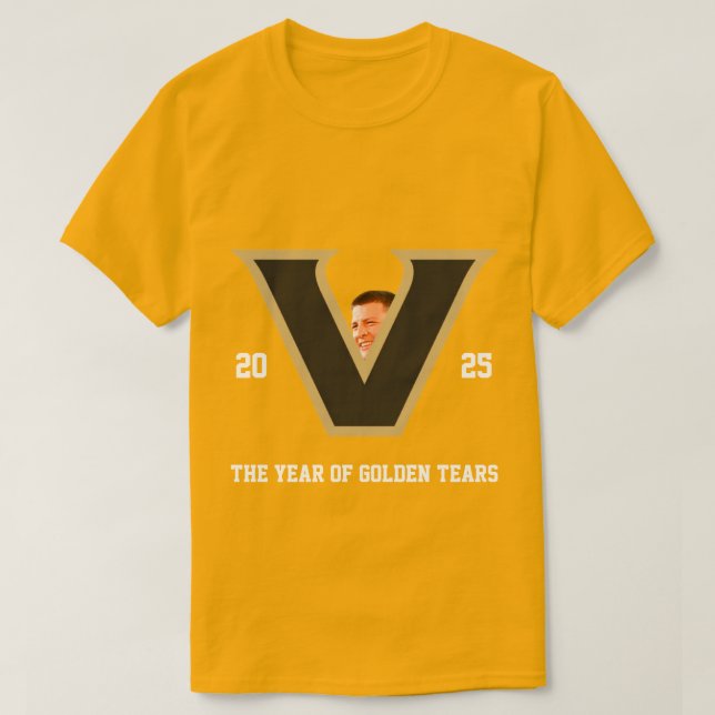 Camiseta Vanderbilt Commodores 2025 (Diseño del anverso)