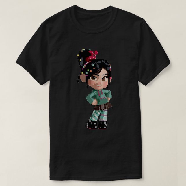 Camiseta Vanellope Pixel (Diseño del anverso)