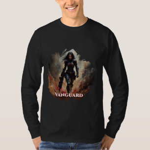 Camiseta Vanguard – Guerrera Futurista Femenina