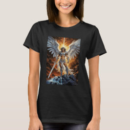 Camiseta Vanguardia Dorada del Cielo Arcángel Miguel