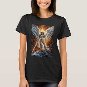 Camiseta Vanguardia Dorada del Cielo Arcángel Miguel
