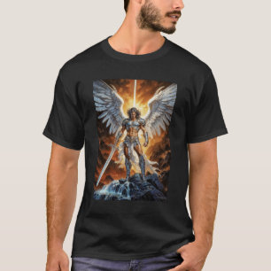 Camiseta Vanguardia Dorada del Cielo Arcángel Miguel