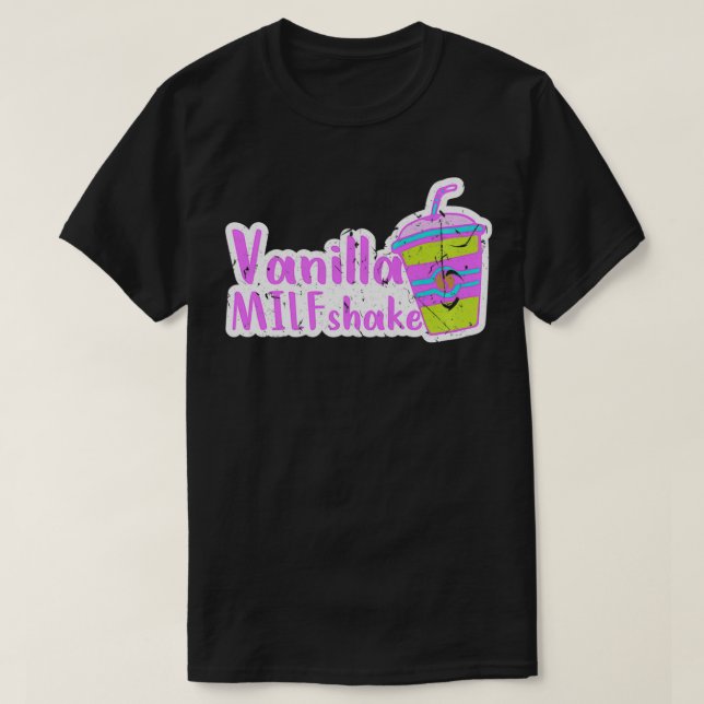 Camiseta Vanilla MILFshake Funny MILF New Mom Hot Mom Pullo (Diseño del anverso)