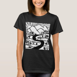 Camiseta VANLIFE Desert Cacti Mountain Explora Adventure