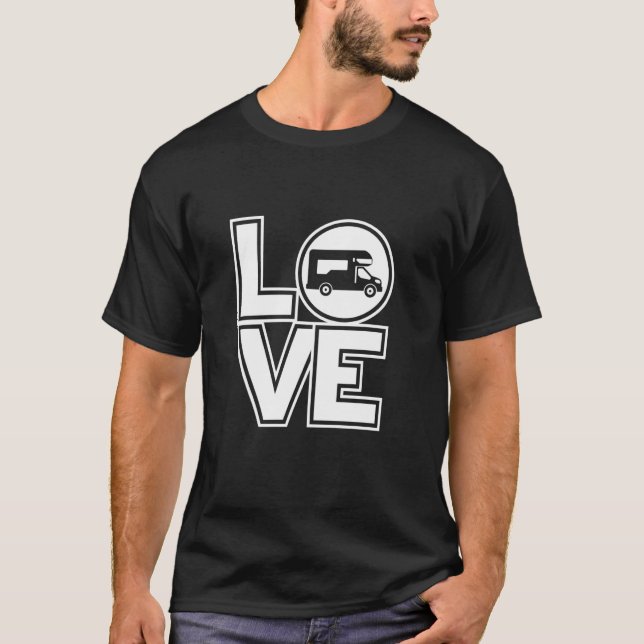 Camiseta Vanlife Nomads LOVE Funny Van Life (Anverso)