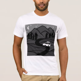 Camiseta VANLIFE Trees Forest Mountain Explora la aventura