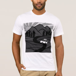 Camiseta VANLIFE Trees Forest Mountain Explora la aventura